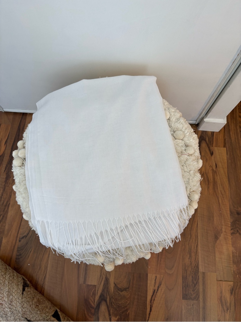 White Pashmina Scarf